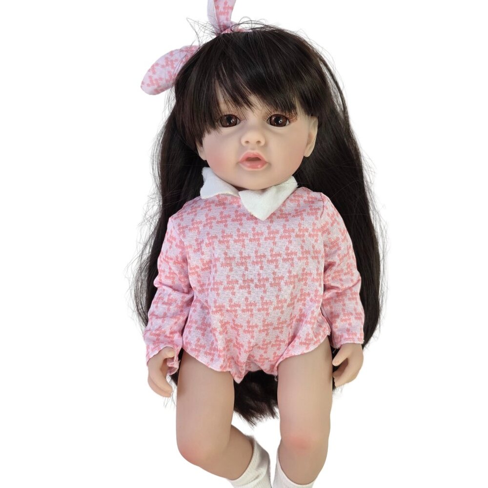 34 CM BABYLISTIC VINYL SILICONE DOLL, realistic hair, eyes, nails, so soft